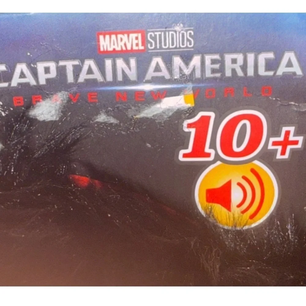 Marvel Plush Talkers 11.75” Red Hulk Captain America Brave New World Plush Doll